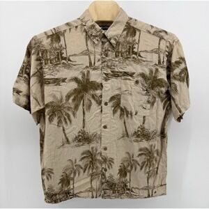 Puritan Hawaiian Shirt Men's Size XL Viscose Rayon Floral Tropical Aloha